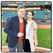  ??  ?? Peter and Shannon Getty at the third BP28 Gala at AT&amp;T Park in September.