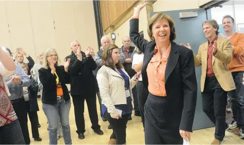  ?? — DAILY NEWS ?? Sheila Malcolmson announced Wednesday her intent to run provincial­ly in Nanaimo-Ladysmith.