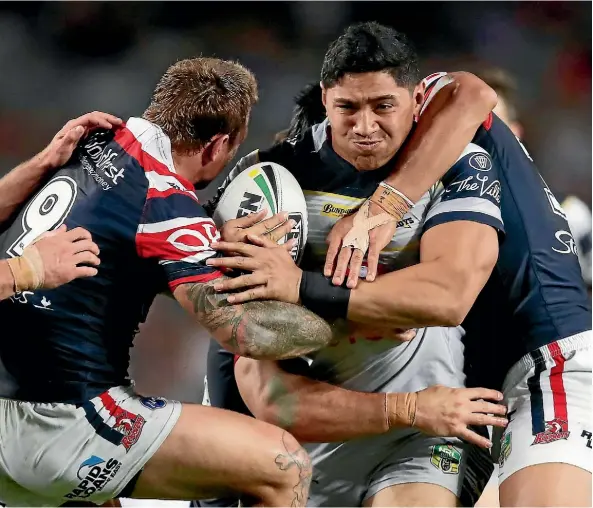  ??  ?? Jason Taumalolo loves a lie-in, video games and red snakes to get him in the mood for smashing opponents.