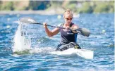  ?? Photo: DSCRIBE MEDIA SERVICES ?? Lisa Carrington won gold in the K1 500 at the opening World Cup canoe sprint event of the year, in Portugal, on Saturday.