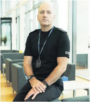  ??  ?? Stark words Chief Inspector Baillie’s message is about resilience and understand­ing