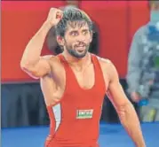  ?? PTI ?? Bajrang Punia won gold at the Jakarta Asian Games.