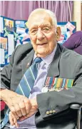  ??  ?? Bob Lingwood, 102, was unable to attend his usual service alongside schoolchil­dren