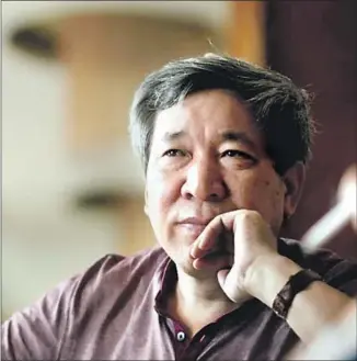  ?? From Yan Lainke ?? CONTROVERS­IAL Chinese author Yan Lianke has twice been a finalist for the Man Booker Prize.