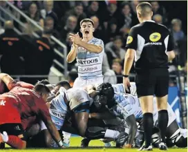  ?? Photo Icon Sport ?? À 19 ans, Nolann Le Garrec a dirigé de main de maître le jeu du Racing 92.