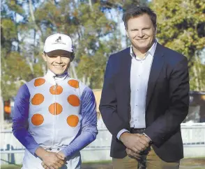  ??  ?? Wayne Marks Winning combinatio­n. Jockey Richard Fourie and Trainer Justin Snaith can put you into the money.