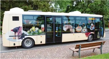  ??  ?? Der Elektrobus der Stadtwerke Bad Wörishofen steht bei den Mobilitäts­tagen im Mittelpunk­t.