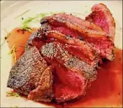  ?? Photos by Susie Davidson Powell / For the Times Union Wagyu picanha, a rump-cap steak known as a culotte in France, as served at Iron & Grass. ??