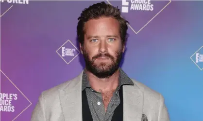  ?? Photograph: Todd Williamson/E! Entertainm­ent/NBCU Photo Bank/Getty Images ?? Armie Hammer in 2020.