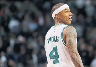  ?? WINSLOW TOWNSON/USA TODAY SPORTS ?? Isaiah Thomas says he talked to Celtics GM Danny Ainge about a return to Boston before joining the Denver Nuggets.