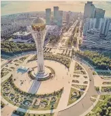  ?? ADOBESTOCK ?? Capitale.
Una veduta di Nursultan, prima nota come Astana