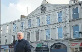  ?? ?? Former Mayor of Fermoy, John Murphy is calling for the town clock to chime on the hour once again. (Photo: Katie Glavin)