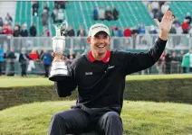  ?? MATT DUNHAM/THE ASSOCIATED PRESS ?? Ireland’s Padraig Harrington knows all about the perils that come with trying to win a British Open title at Scotland’s notorious Carnoustie; he achieved just that in 2007.