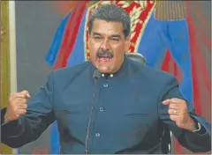  ?? AP ?? FIRME. Criticó la xenofobia contra los venezolano­s en el exterior.