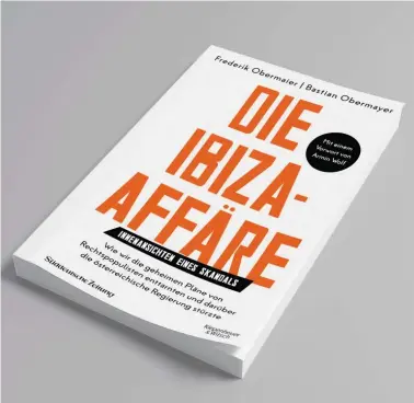  ?? BILDER: SN/AIRBNB(1)/MILESWORK - STOCK.ADOBE.COM/SN-MONTAGE (1) ?? Bilder einer Affäre: oben die Ibiza-Villa der angebliche­n Oligarchin, unten das Buch, das den fatalen Abend beschreibt.