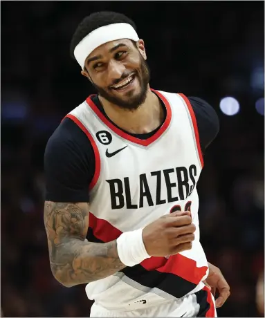  ?? STEPH CHAMBERS — GETTY IMAGES ?? Gary Payton II, who was a key member of the Warriors' championsh­ip team last season, has been reacquired from Portland.