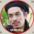  ??  ?? IQRAM Dinzly