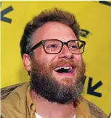 ??  ?? In this file photo, Seth Rogen arrives for "The Disaster Artist" at the Paramount Theatre during the South by Southwest Film Festival in Austin, Texas. — AP