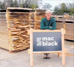  ?? PHOTO / STUART MUNRO ?? Richard Thompson will turn his attention to his growing business, MacBlack Timber.