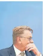  ?? FOTO: IMAGO ?? Markus Wagner, Spitzenkan­didat der AFD, am Montag in Berlin.