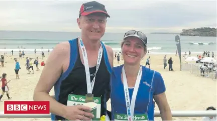  ??  ?? Peter and Lisa Bayliss ran half-marathons together before her death in 2015.