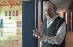  ?? SEACIA PAVAO/FOCUS FEATURES ?? Paul Giamatti loves his “Holdovers” character's many insults, which range from “really elevated” to “very low-rent.”