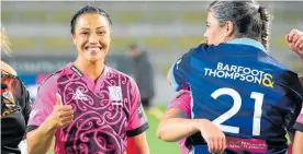  ?? Photo / Photosport ?? Kihikihi’s Carla (pictured) and Chyna Hohepa have become the first sisters to win the Sky Super Rugby Aupiki trophy.