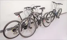  ?? DAVID BEBEE WATERLOO REGION RECORD ?? Stolen bikes that were recovered by the Waterloo Regional Police are stored at the Waterloo station. More than 1,000 are stolen annually.