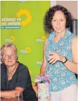  ?? FOTO: GRÜNE ?? Margit Stumpp (rechts)