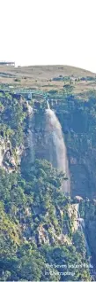  ??  ?? The Seven Sisters Falls in Cherrapunj­i