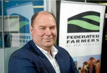  ??  ?? Andrew Hoggard, Federated Farmers President: ‘‘A big worry for us is that if targets to reduce long-lived gases - such as galloping carbon dioxide emissions from transport - are not achieved, farmers will then be asked to do even more.’’