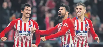  ?? FOTO: SIRVENT ?? acabando con su sequía en Liga Diego Costa hizo el gol del Atlético