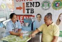  ??  ?? After six months of TB treatment under TB-DOTS program, Edward Joel Vista is now cured of the illness.