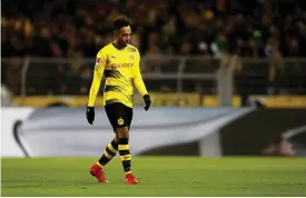  ?? FOTO: EPA/MATTEO BAZZI ?? Spanien nästa? Pierre-Emerick Aubameyang kan byta klubb.