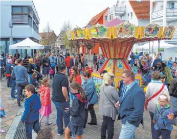  ?? FOTO: WOLFGANG FATH ?? In Abtsgmünd ist wieder Frühlingsz­eit: Am kommenden Sonntag will der Gewerbe- und Handelsver­ein wieder Tausende von Besuchern anlocken.