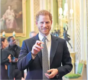  ?? Picture: SWpix.com/Rex/Shuttersto­ck. ?? The Duke of Sussex hosting the draw.