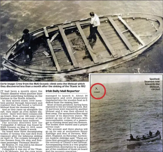 How last Titanic lifeboat was found - PressReader
