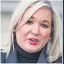  ??  ?? CRISIS Michelle O’neill