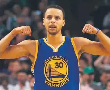  ??  ?? FIGURA. Stephen Curry se encuentra en buena forma y todo indica que esta noche reaparecer­á luego de su lesión.