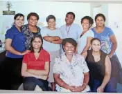  ?? ?? Empower Pacific staff Lautoka office in the year 2010.