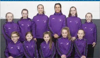  ??  ?? The eleven gymnasts from the Yama Hara Club who participat­ed in the recent National Series Tumbling Championsh­ips are: Rebecca Gilmartin, Realtin Regan, Ruth Kennedy, Katie Lomax, Nia Mc Crea Amber Mahon, Emily Hession, Leah Mc Gowan, Jamie Sommers,...