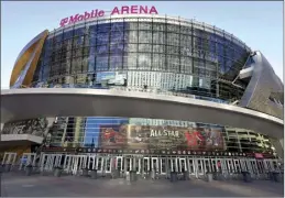  ?? AP file photo ?? T-Mobile Arena, shown ahead of the NHL All-Star Game in February 2022, will host a men’s NCAA Tournament regional this week as March Madness finally comes to Las Vegas.