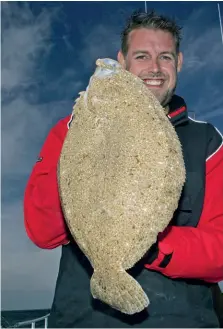  ?? ?? Dave’s PB brill weighed just short of 7lb, but there have been fish around the 10lb mark caught in recent years