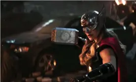  ?? Walt Disney Pictures/Marvel Studios ?? Ready to take on the mantle … Natalie Portman in Thor: Love and Thunder. Photograph: Courtesy