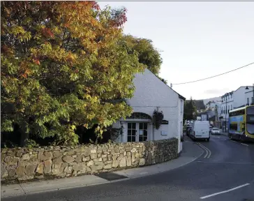  ??  ?? Autumn colour on Newtownmou­ntkennedy’s Main Street.