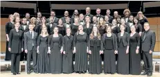  ?? SUPPLIED PHOTO ?? The 2016 National Youth Choir of Canada will perform at Knox Presbyteri­an Church next Tuesday in St. Catharines.