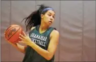  ?? PETE BANNAN — DIGITAL FIRST MEDIA ?? Courtney Warley had 11 points for Bishop Shanahan in its 46-42 nonleague victory over Unionville on Friday.