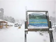  ??  ?? A la altura del llamado Parque de los Venados las condicione­s climáticas se complicaro­n.