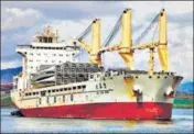  ?? ALAMY ?? Da Cui Yun ship was detained by Indian customs at Kandla port on February 3 while on its way to Port Qasim in Karachi.