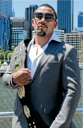  ??  ?? Australia’s inaugural UFC champion Robert Whittaker.